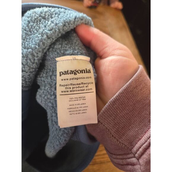 Patagonia Men's Better Sweater Fleece Jacket in light blue sz XL - Picture 4 of 5